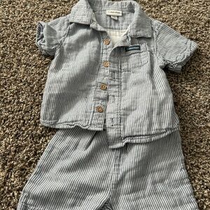 Calvin Klein Kids Matching Set - Blue and White